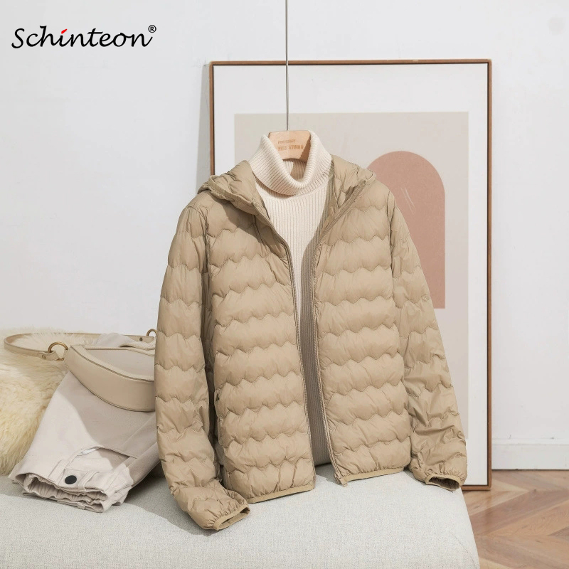 Winter Clothing Trends 2026 - Schinteon Women's Lightweight 90% White Duck
