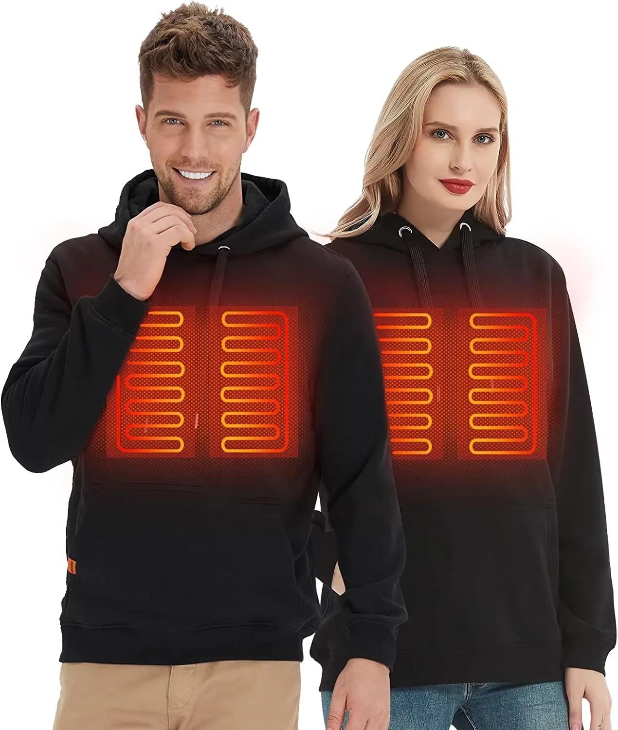 Winter Clothing Clearance Sale - Women USB Heating Hoodies Men Vintage