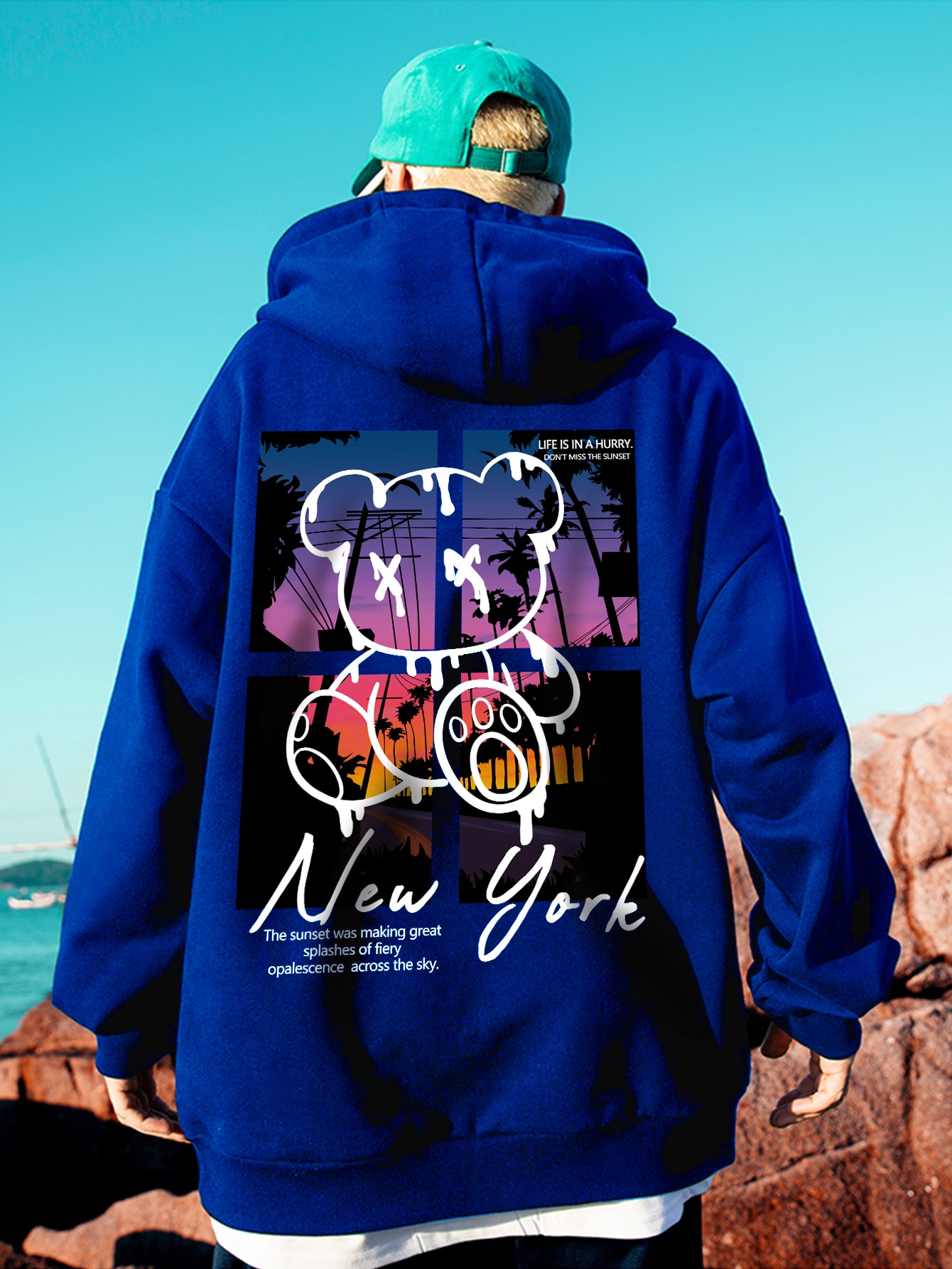 Winter Clothing New York - New York Art Word Cartoon Bear