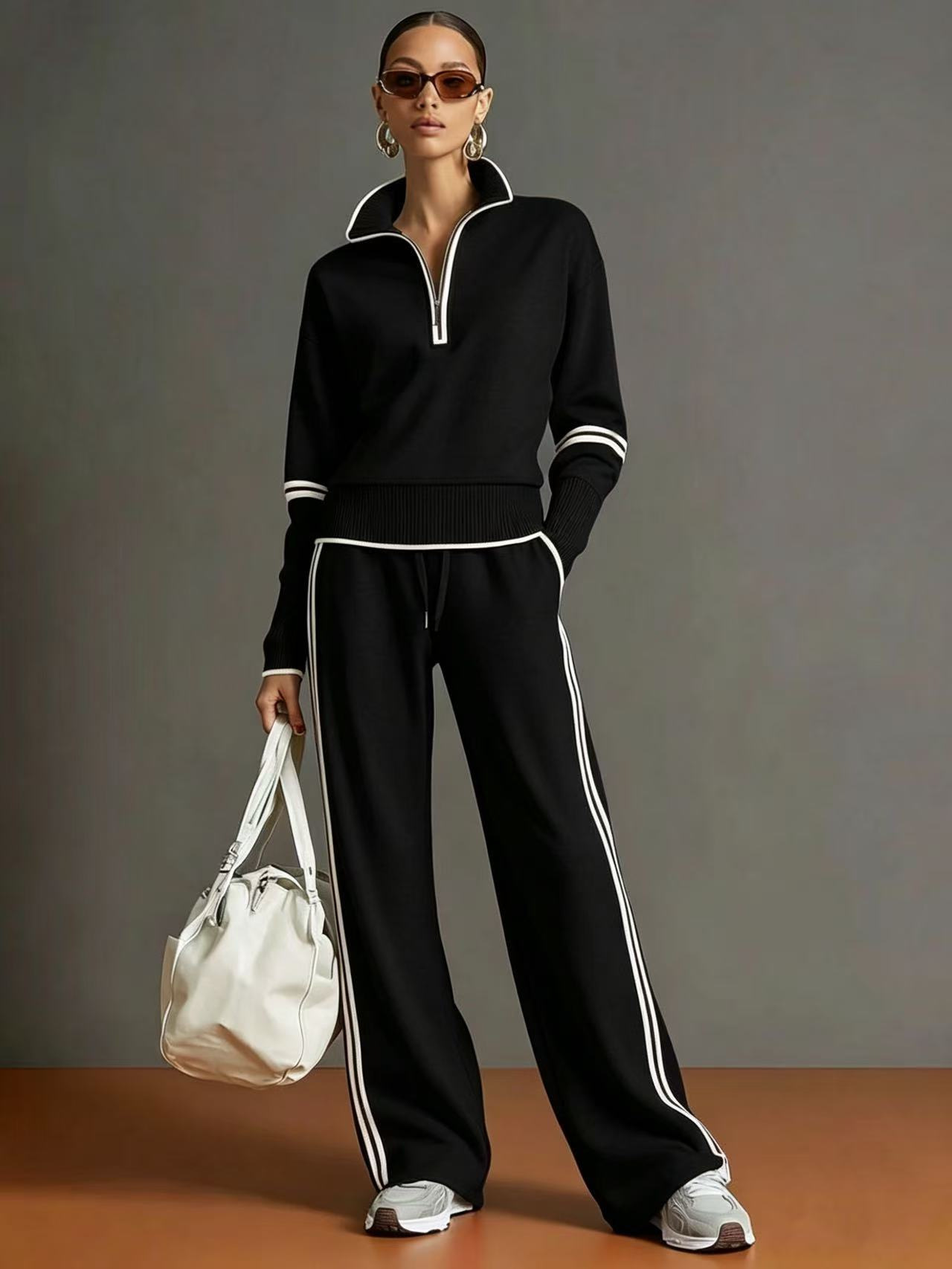 Casual Striped Hoodie Sports O - Winter Clothing Women'S review and price