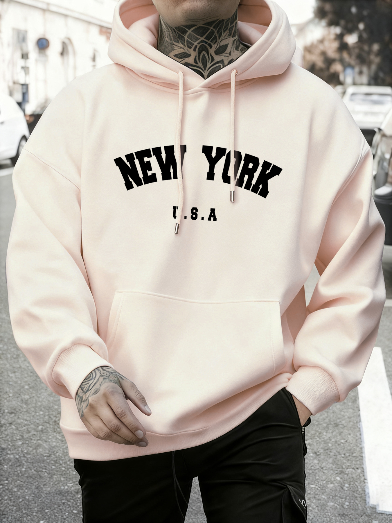 Usa New York City Print Man Pu - Winter Clothing New York review and price
