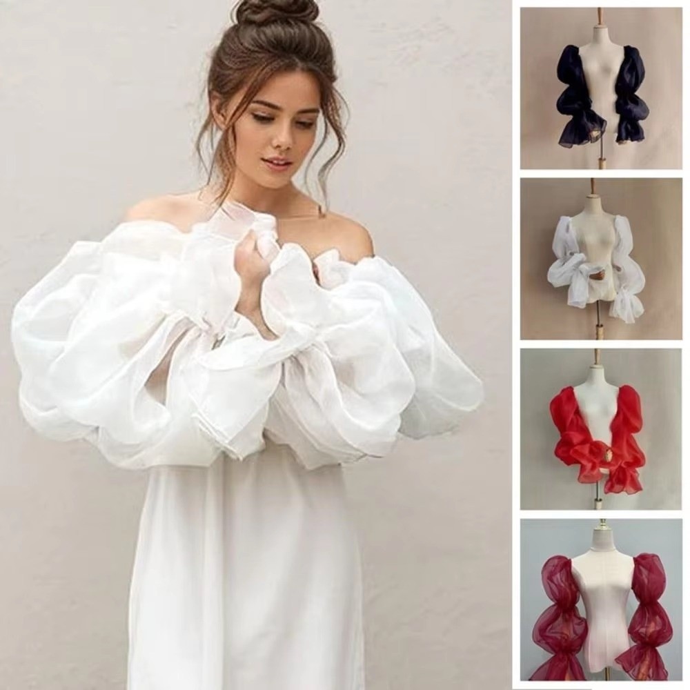 Elegant Puffy Wedding Arm Slee - Winter Clothing Clearance Sale review and price