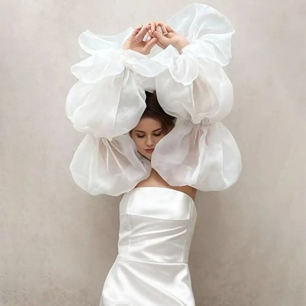 Elegant Puffy Wedding Arm Slee - Winter Clothing Clearance Sale review and price