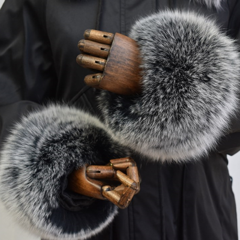 Fox Fur Cuffs For Women Whole  - Winter Clothing Clearance Sale review and price