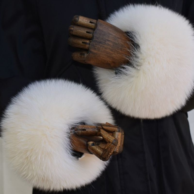 Fox Fur Cuffs For Women Whole  - Winter Clothing Clearance Sale review and price