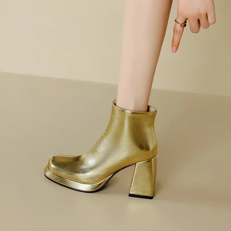 Shiny Silver Gold Winter Autum - Winter Clothing Women'S review and price