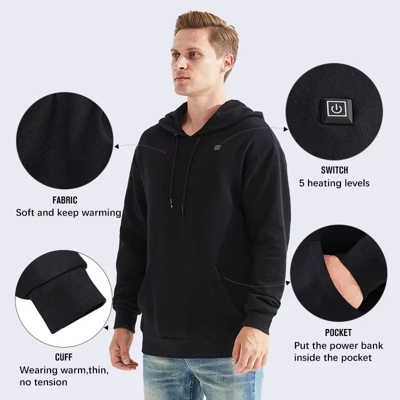 Women USB Heating Hoodies Men  - Winter Clothing Clearance Sale review and price