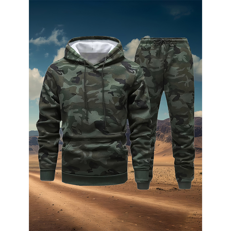 Autumn Camouflage 3D Print Hoo - Winter Clothing Women'S review and price