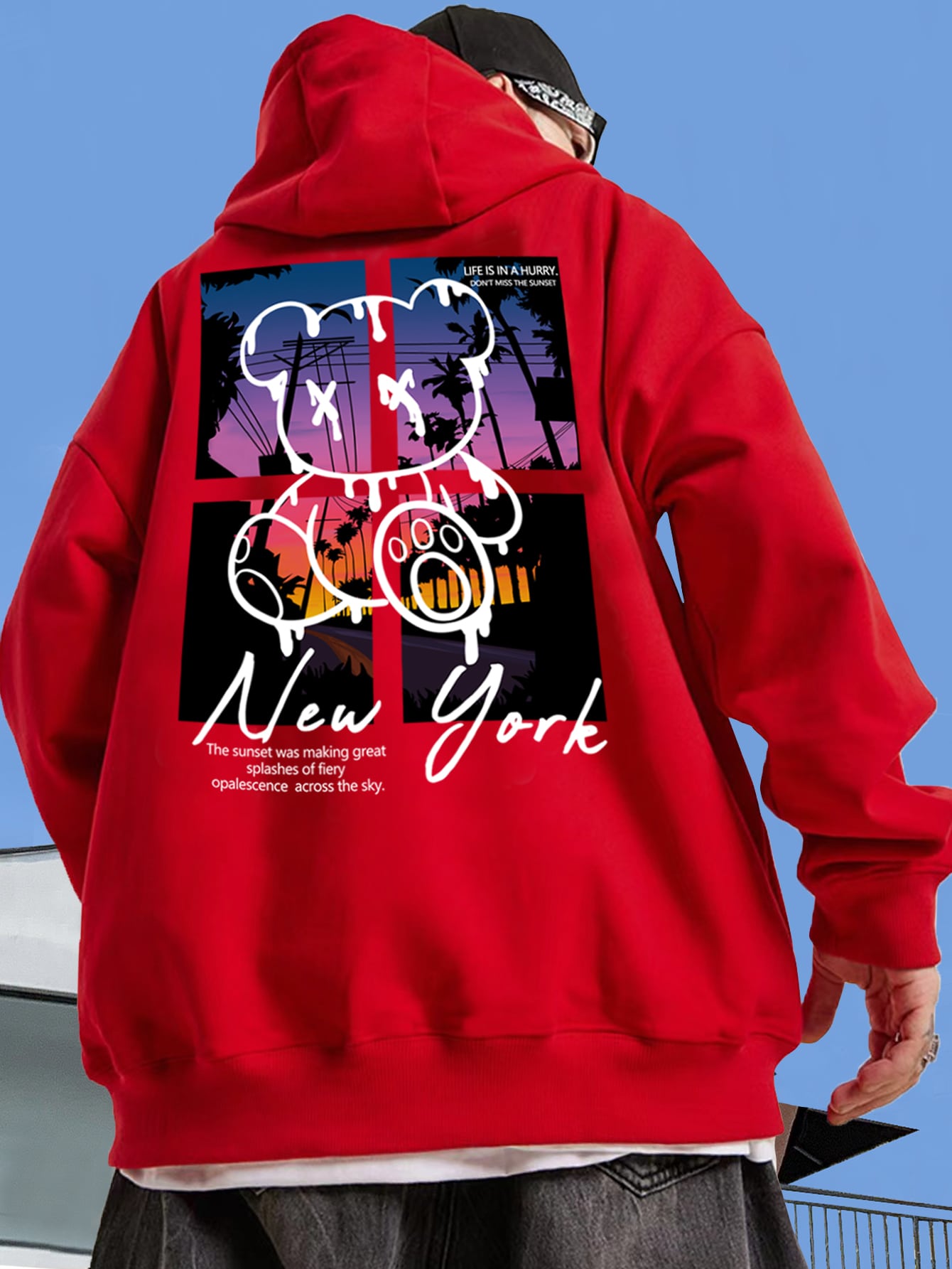 New York Art Word Cartoon Bear - Winter Clothing New York review and price