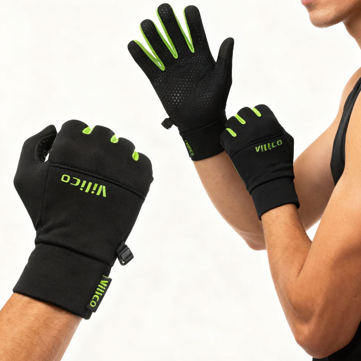 Outdoor Sports,Running,Winter  - Knit Glove Touch Screen review and price