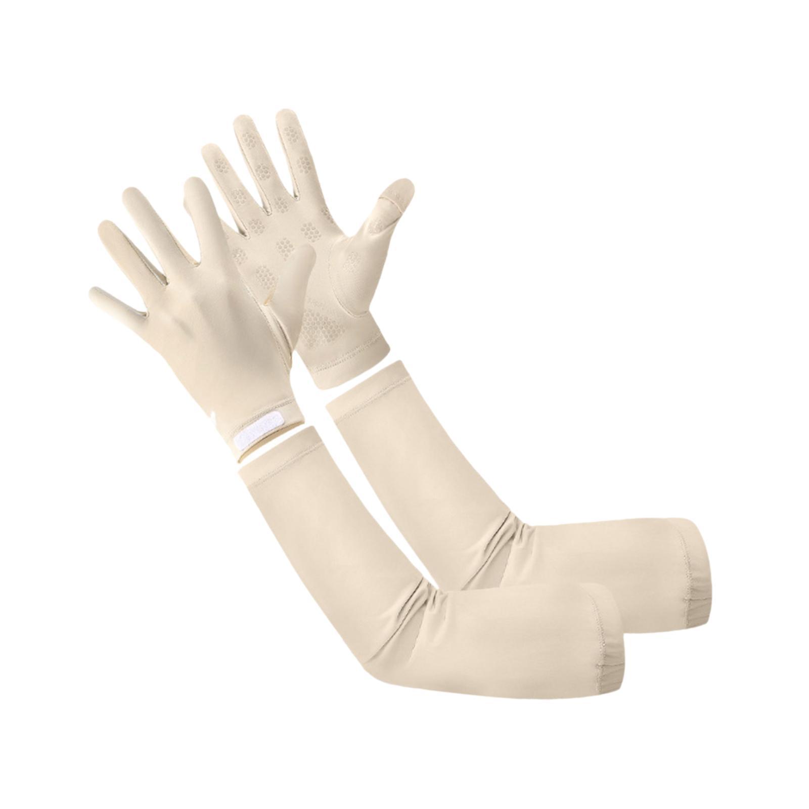 Full Finger Cooling Arm Sleeve - Knit Glove Touch Screen review and price