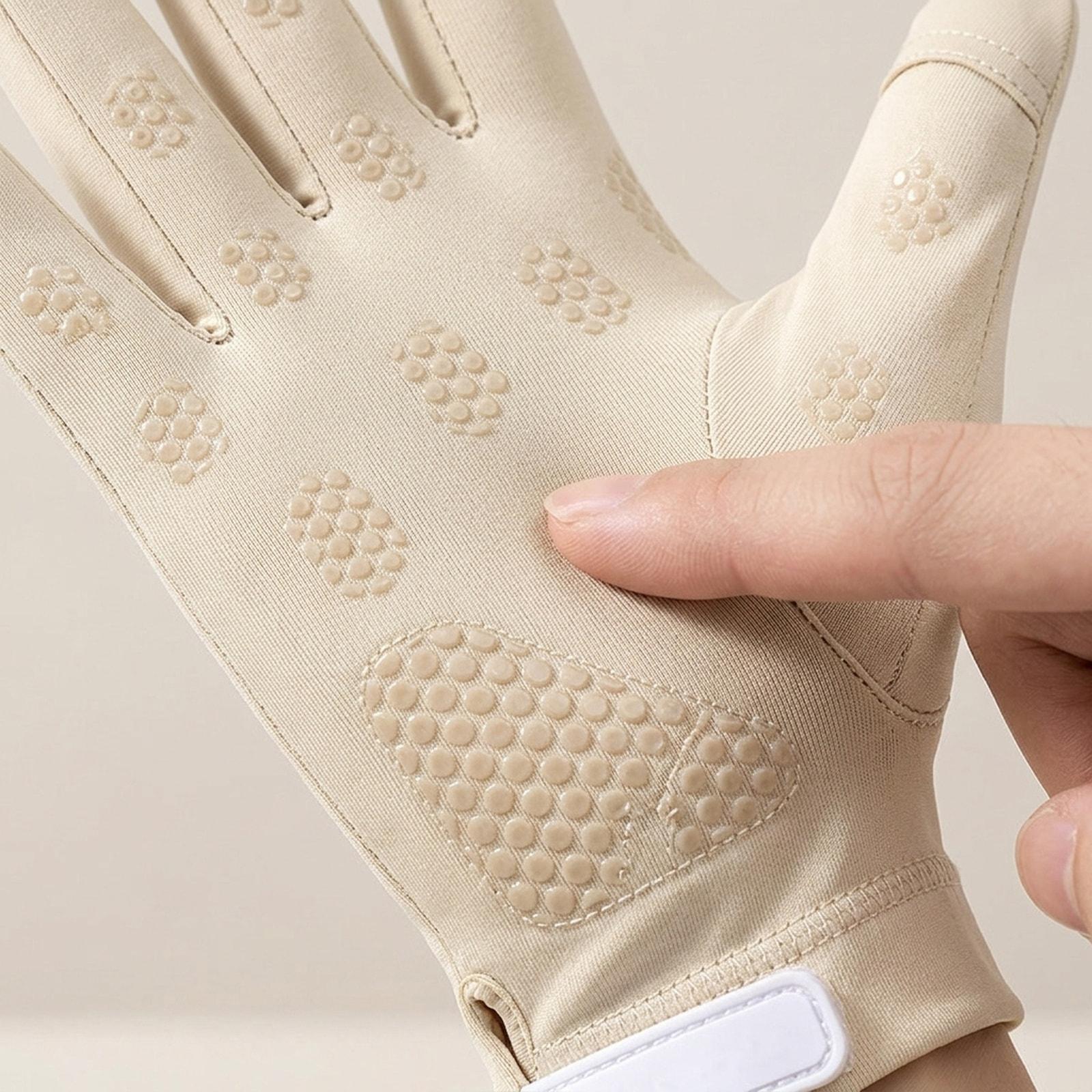 Full Finger Cooling Arm Sleeve - Knit Glove Touch Screen review and price